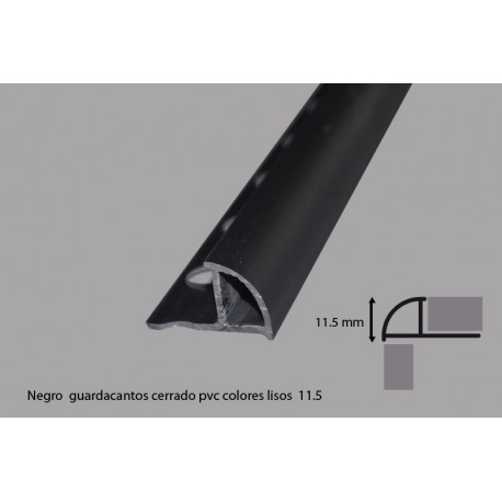 CANTONERA PARA AZULEJO DE PVC NEGRA