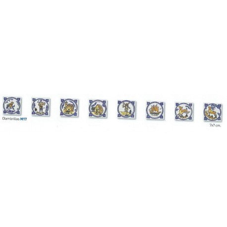 CERAMIC TILES 7x7CM