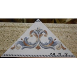 CENEFA TRIANGULO BLANCO 15x30