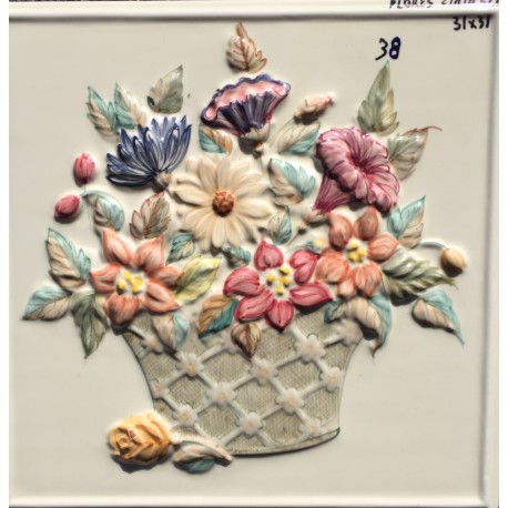 AZULEJO DECORATIVO FLORES CIRIO 31x31