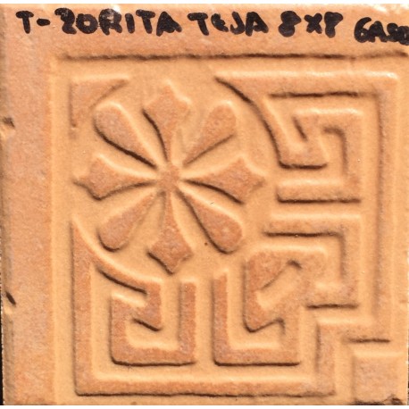TACO ZORITA TEJA 8x8cm