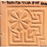 TACO ZORITA TEJA 8x8cm