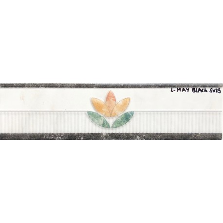 L-MAY BLACK 5x25cm