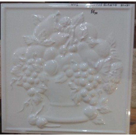 DECORATIVE WALL TILES FRUTAS BLANCO 31x31