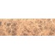 DAMASCO  MARRON BRILLO 15x45cm ECO