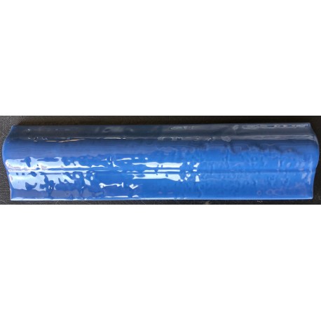 MOLDURA CURVA AZUL ESLIDA 5X20cm. COM