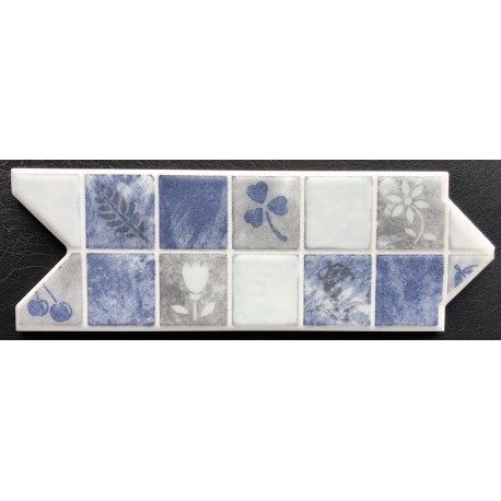 CENEFA DIANA AZUL  7,5x20cm. COM