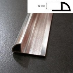 CANTONERA DE ALUMINIO LISO CERRADO PLATA MATE