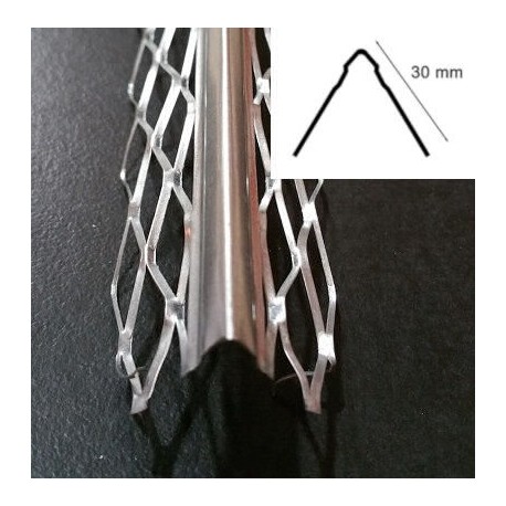 GUARDAVIVOS PARA YESO GALVANIZADO MALLA
