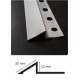 PERFIL NIVEL ALUMINIO PLATA MATE 12mm.
