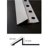 PERFIL NIVEL ALUMINIO PLATA MATE 12mm.
