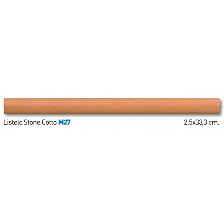 CERAMIC TILE STONE COTTO 2,5x33,3cm.