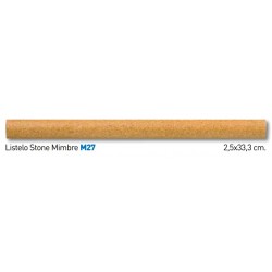 LISTELO STONE MIMBRE 2,5x33,3cm.