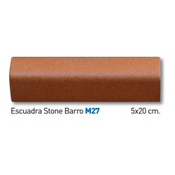 ESCUADRA STONE BARRO MATE 5x20cm
