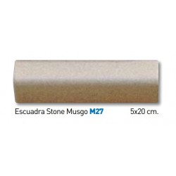 ESCUADRA STONE MUSGO MATE 5x20cm