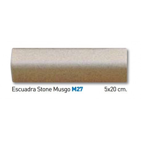ESCUADRA STONE MUSGO MATE 5x20cm